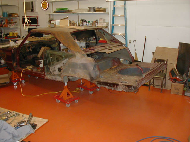 Rear Sheet Metal & Inner Fenders REmoved 2